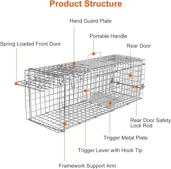 Cat Trap Cage Catch