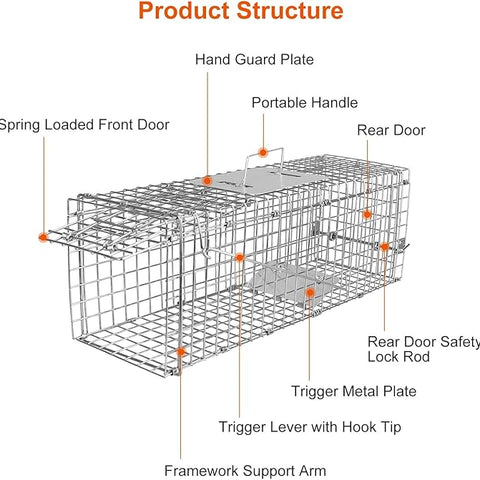 Cat Trap Cage Catch